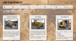 Desktop Screenshot of abnequipment.com