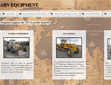 Tablet Screenshot of abnequipment.com
